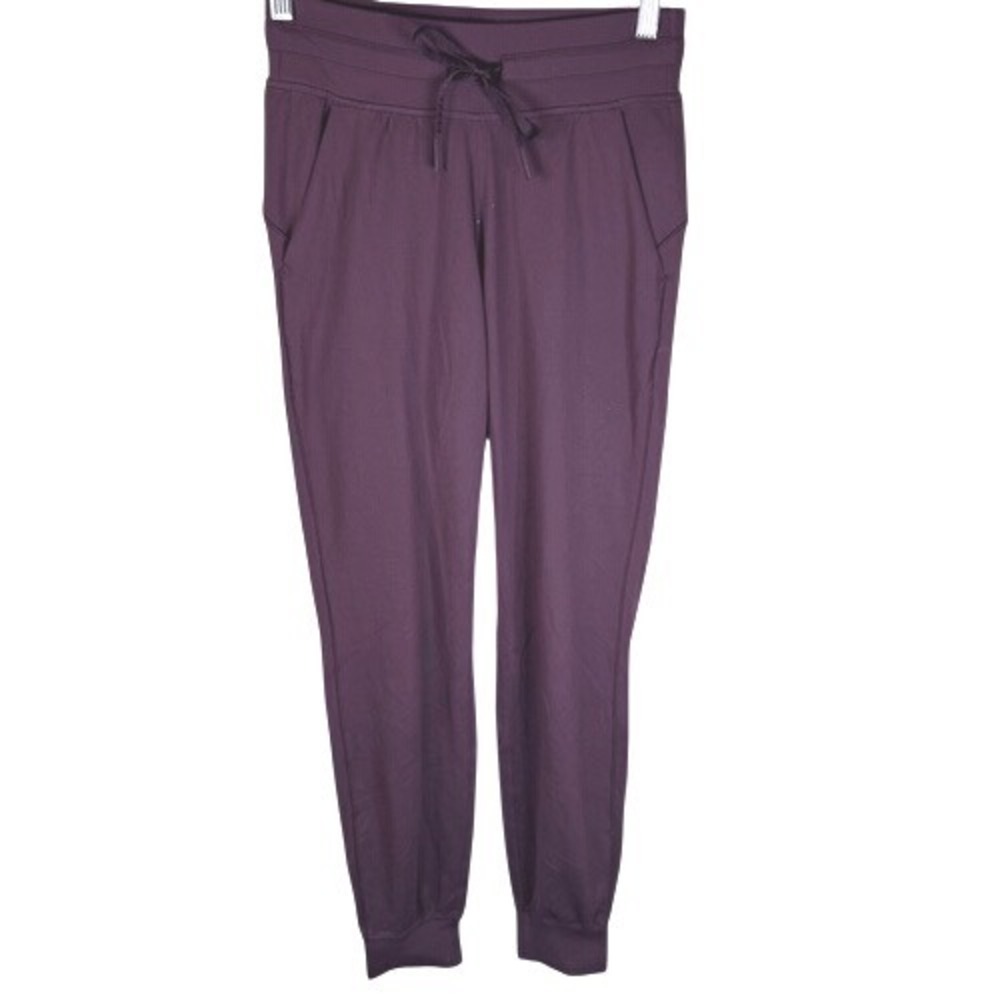 Lululemon Ready to Rulu‎ Cranberry Burgundy Purple Jogger Size 4 Stretchy Comfy